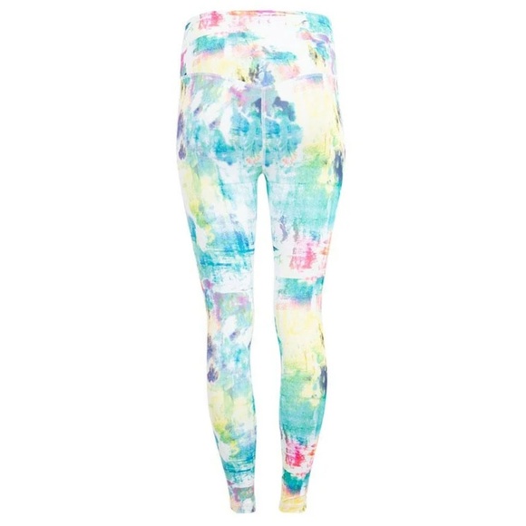 Fila Forza Sleek 7/8 Colorful Tie-Dye High Rise performance Leggings Size XS - Picture 3 of 3